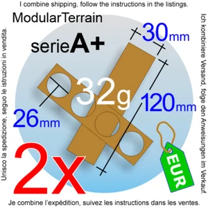 2x Movement Tray With 26mm Round Holes 1x4 4x1 (A+) 25mm Base War Hammer 40k - Imagen 1 de 8