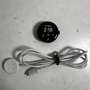 Google Pixel Watch 2 IP68 Black Water Resistant Heart Rate Sensor Sleep Tracking - Photo 1 sur 12