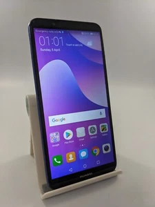 Huawei Y7 2018 Blue Unlocked 16GB 5.9" 13MP 2GB RAM Android Smartphone - Picture 1 of 14