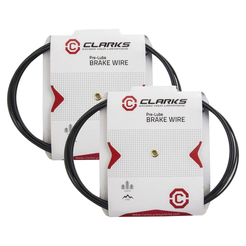 Clarks Univ Teflon Galvanized Bicycle Tandems ATB Brake Wire Cable 3050mm 14412