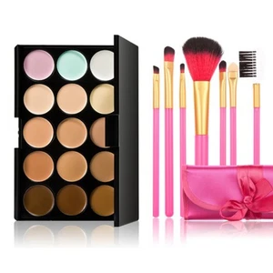 15 Colors Colour Corrector Concealer for Mature Skin Makeup Palette - Picture 1 of 7