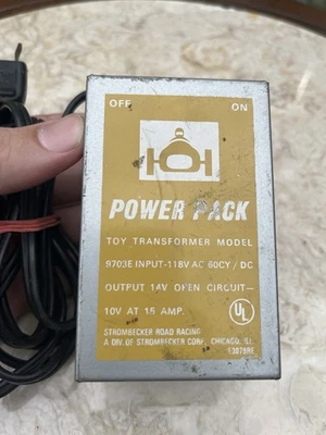 Transformador de coche ranura Strombecker Power Pack años 60 Foto 1 de 4