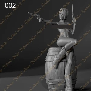 Gunslinger NSFW Female 1/3 3D Print Model Kit Unpainted Unassembled 62cm GK - Picture 1 of 3