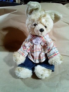 Build A Bear Fennec Fox In Harley Davidson Jacket World Wildlife Federation 16in - Picture 1 of 4