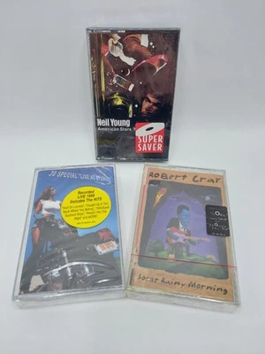 Lot Of 3 Sealed Cassette Tapes - New With Hype Stickers! - Neil Young 38 Special - Image 1 of 4