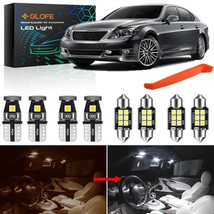 19 Bulbs LED Interior Light Kit for Lexus LS460 LS600h White Light Bulbs Package - Picture 1 of 9