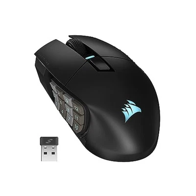 Corsair Scimitar Elite RGB Wireless MMO Gaming Mouse - 26.000 DPI - 16 Programmi - Bild 1 von 4