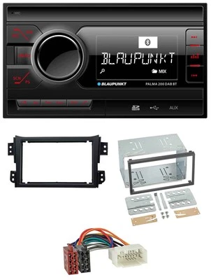 Blaupunkt MP3 Bluetooth DAB 2DIN SD USB Autoradio für Opel Agila B Suzuki Splash - Bild 1 von 4