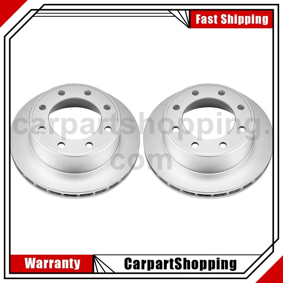 2 rotores de freio traseiros compatíveis com 2000 2001 2002 2003 2004 2005 Ford Excursion_C - Imagem 1 de 2