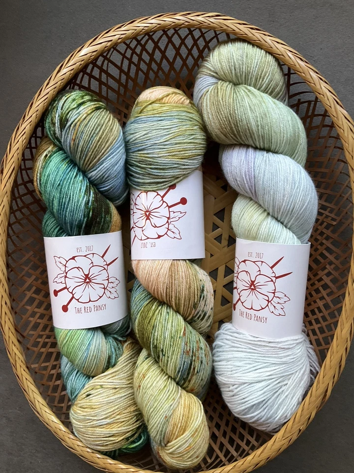 Calcetín Voyager del pensamiento rojo - 3 madejas / 3 colores Foto 1 de 1