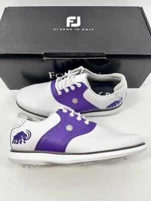Zapatos de golf Footjoy Myjoys Traditions Series para mujer púrpura mamut Amherst 7,5 N Foto 1 de 2