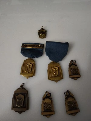 (7) MEDALLA NATACIÓN VINTAGE 🏅/PRINCIPIOS AÑOS 50/ VER FOTOS Foto 1 de 4