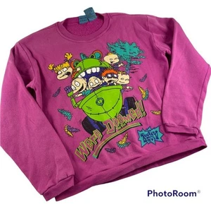 Vintage 1998 Viacom The Rugrats Movie Nickelodeon Sweatshirt Kids Size XL 14/16 - Picture 1 of 6
