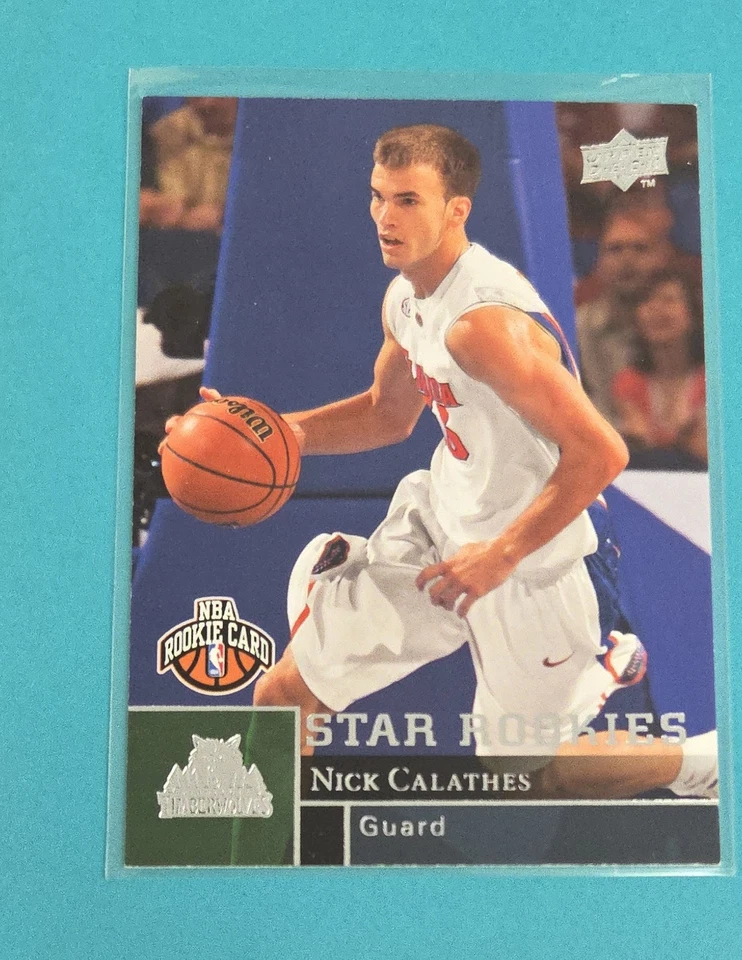 2009-10 Upper Deck Star Rookies RC #221 Nick Calathes BASKETBALL Card 9D - Image 1 of 2
