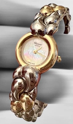 Reloj Pulsera CHOPARD Casmir Madreperla Oro 18K y Acero Damas Cuarzo Foto 1 de 4