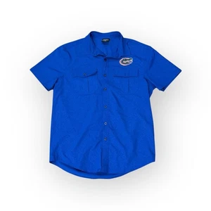 Colosseum University of Florida Gators Men’s Button Up Shirt Short Sleeve Sz M - Picture 1 of 6
