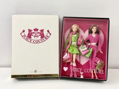 Juego de 2 muñecas Juicy Couture Barbie Collector Gold Label G8079 2004 en caja original Foto 1 de 4