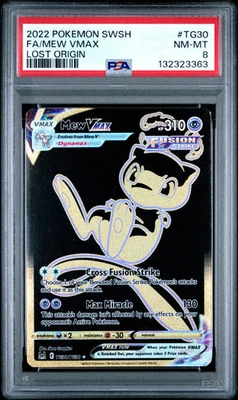 Pokémon Espada y Escudo 2022 Origen Perdido Nuevo VMAX #TG30 Fa Origen Perdido PSA 8 Foto 1 de 2