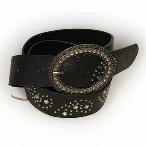 Cinturón Y2K Moda Estrás Lujo Tachonado Talla XL Western Rocker Motociclista Joyas - Imagen 1 de 4