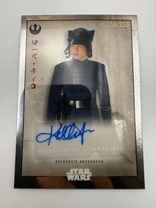 SWCJ Star Wars Celebration '25 Topps Meiyo Card Rose Tico Autograph A-KMT 58/200 - Picture 1 of 1