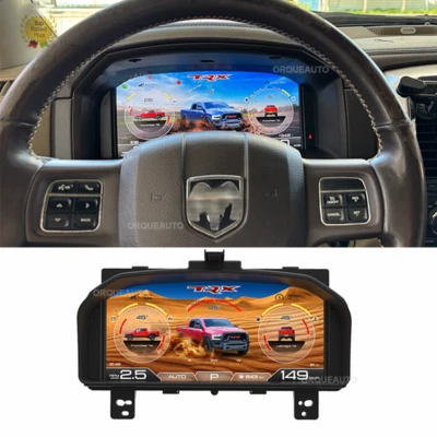 Miles Gas Car LCD Digital Speedometer Instrument Cluster For Dodge Ram 2009-2013 - Image 1 of 4