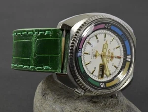 CORREA RELOJ GENUINA PIEL ALIGATOR VERDE HECHA A MANO MA STRAP APTA PARA ROLEX - Picture 1 of 12