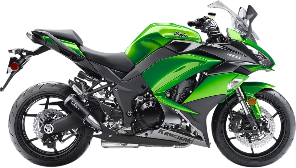 Silenciadores ligeros Leo Vince LV-10 de acero inoxidable/negro 15209B Foto 1 de 1