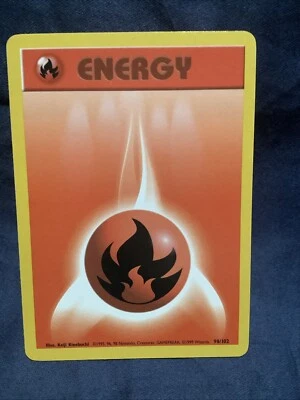 17 Pokémon Card Fire Energy’s 98/102 Base Set Vintage 1999 Varying MP-NM - Image 1 of 2
