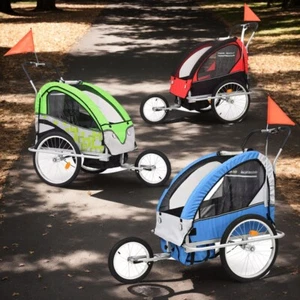Outdoor Pet Bike Trailer Foldable Design Mosquito Net 40kg Pet Bicycle Carrier - Picture 1 of 16