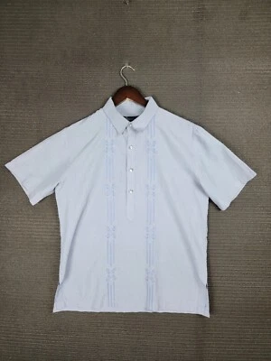 Эксклюзивная рубашка на пуговицах 1/2 размер средний повседневный короткий рукав - Изображение 1 из 4