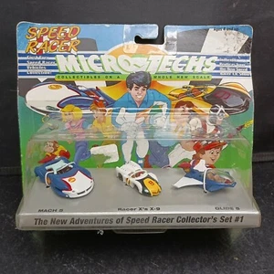 ACE Micro Techs Speed Racer Vintage 1994 Mach 5, Racer X's X-9, Glide 5 - Picture 1 of 3
