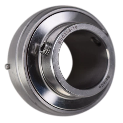 Conjunto de rolamento de inserção de bloqueio de parafuso de aço inoxidável 1" MUC205-16, SUC205-16 - Imagem 1 de 4