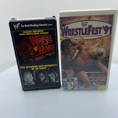 WWF Wrestlefest 91wrestle Mania Never Seen Footage!! Austin, Undertaker, Vhs - Image 1 of 2