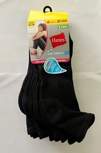 Hanes Women's 8 Pair Ankle Socks Size 8-12 (shoe size) - Picture 1 of 3