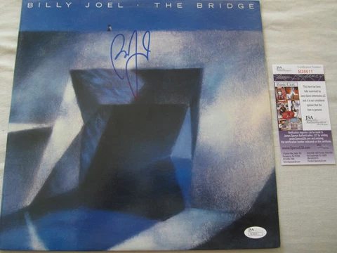 Billy Joel autographed signed autograph auto The Bridge record album w/ JSA COA Cover