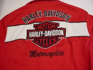 KILLER Womens LARGE genuine HARLEY DAVIDSON Embroidered MOTORCLOTHES - Picture 1 of 8