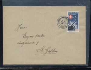 Switzerland  large  cover  soldier stamp    #31  cancel  - Picture 1 of 1