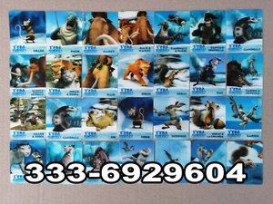 LOTTO 28 FIGURINE CARDS LENTICOLARI 3D L'ERA GLACIALE 4 DISNEY FAMILA - Foto 1 di 5
