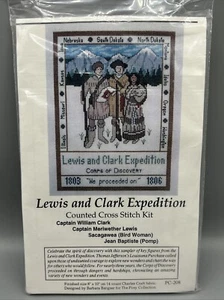 Cross Stitch Lewis And Clark Expedition Counted Kit NEW 8x10 - Picture 1 of 7