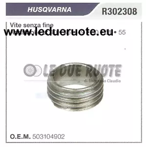 503104902 VITE SENZA FINE POMPA OLIO MOTOSEGA HUSQVARNA 50 51 55 ALTA QUALITÀ - Imagen 1 de 1