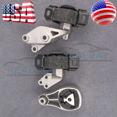 SET OF 3 ENGINE & TRANSMISSION MOUNTS FOR 2008-2015 SMART FORTWO 1.0L L3 Foto 1 de 4