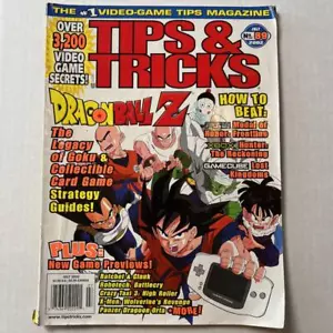 RARE TIPS & TRICKS Magazine Issue #89 JUL 2002 DRAGONBALL Z NM+ Rare HTF - Picture 1 of 13