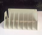 Rotadex Lever Arch Filing Rack Portable / Mounted Metal Cream/White pre-owned