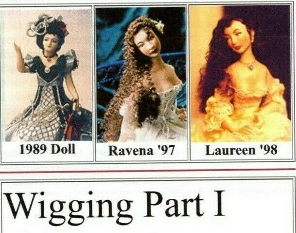 1:12 Visual Mini Doll Dressing Made Easy ~ Wigging # 1 & 2  - Image 1 of 1