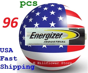 96 ps AA LR6 E91 AM3 Energizer Industial Bulk 1.5V Alkaline Battery w/trk - Picture 1 of 21
