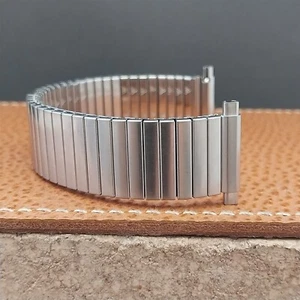 18mm 19mm 20mm JB Champion Brushed Stainless Steel Unused 70s Vintage Watch Band - Picture 1 of 7