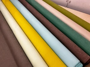 Plain brushed cotton fabric Romo Sahara MATERIAL, 150CM WIDE upholstery blinds - Picture 1 of 35