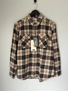 JJJJound x Levi's Plaid Shirt - Size Small - Beige - NEW - Picture 1 of 8