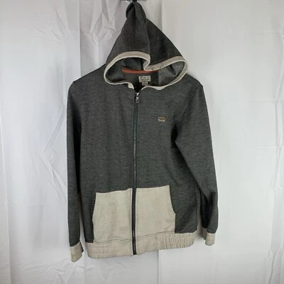 Sudadera con capucha Lucky Brand para mujer talla grande gris con capucha cremallera completa Foto 1 de 4