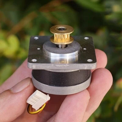 Impresora 3D rueda polea motor paso a paso 2 fases 4 hilos redondo micro 36 mm 0,9 grados Foto 1 de 4